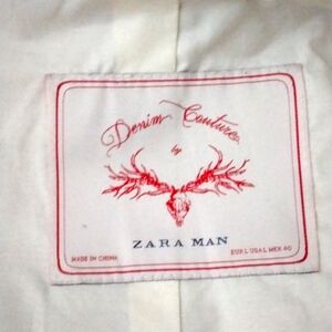 Zara, L, Tan denim jacket